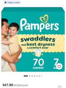 Pampers size 7