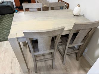 Farmhouse dining table and chairs