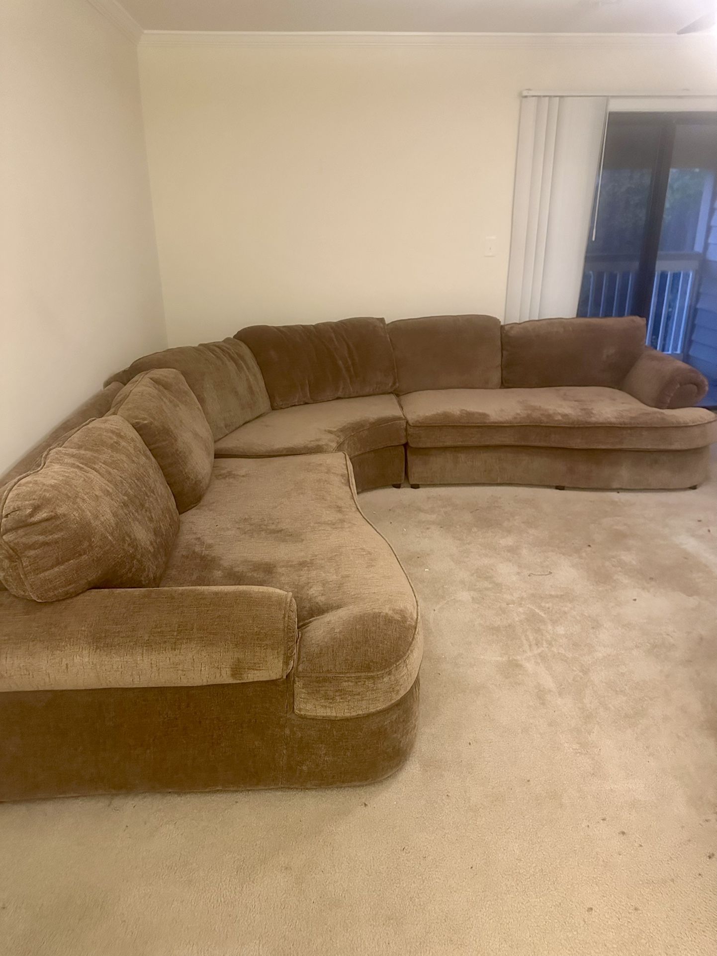 Brown Sectional Couch