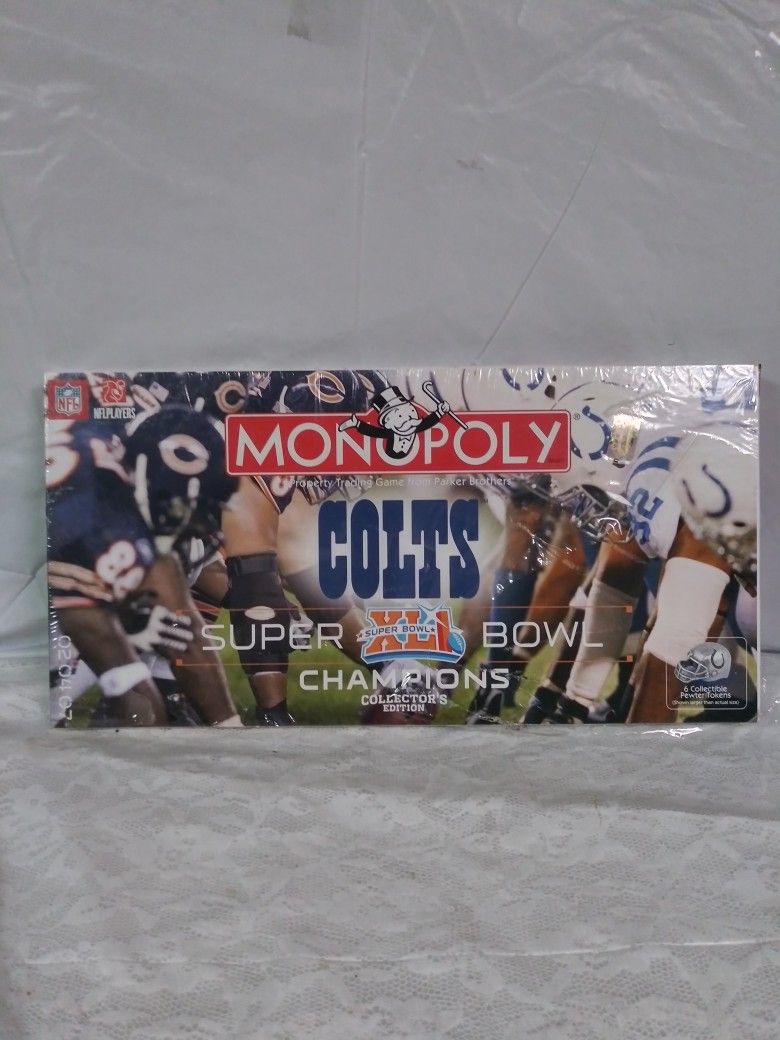 Monopoly Colts Super Bowl Champions