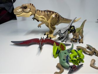 T Rex FigureFrom Set  76961 - Jurassic Park Raptors And Spare Parts/Lot See Pics