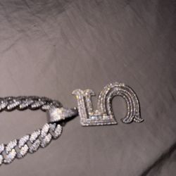 18 Mm Cuban Chain W Pendant 