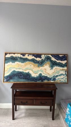 Large Abstract Framed Wall Art