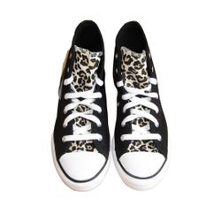 Girls Animal Print Chucks