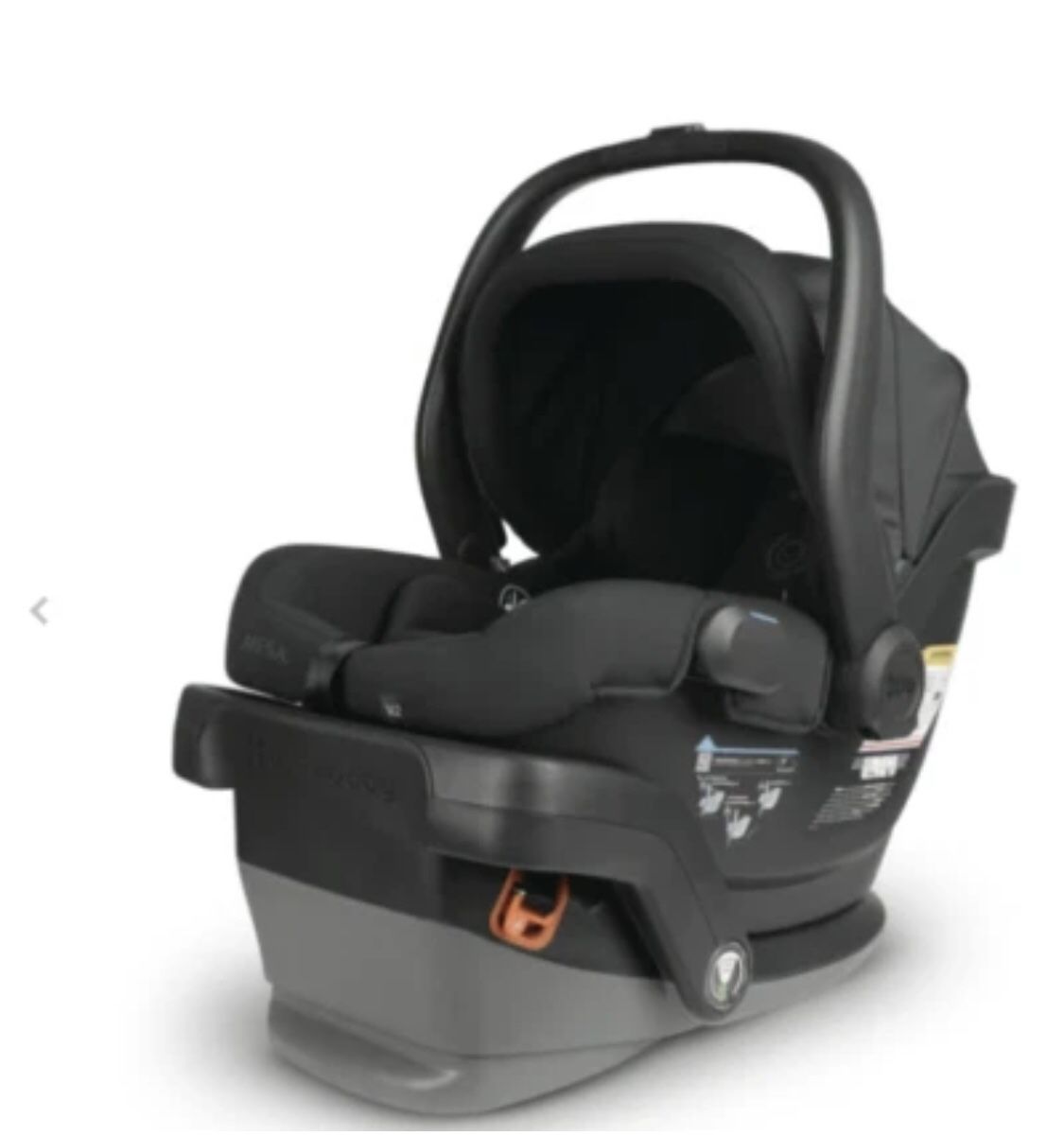 Uppababy Mesa V2 Infant Car Seat with Base - 2023- Black (1002-MSA-US-JKE) Open box item appears new! Keep your little one safe and comfortable on e