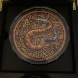 1KG Copper Coin Year Of The Snake 2025 