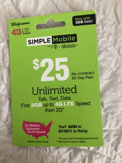 Simple Mobile Unlimited Card