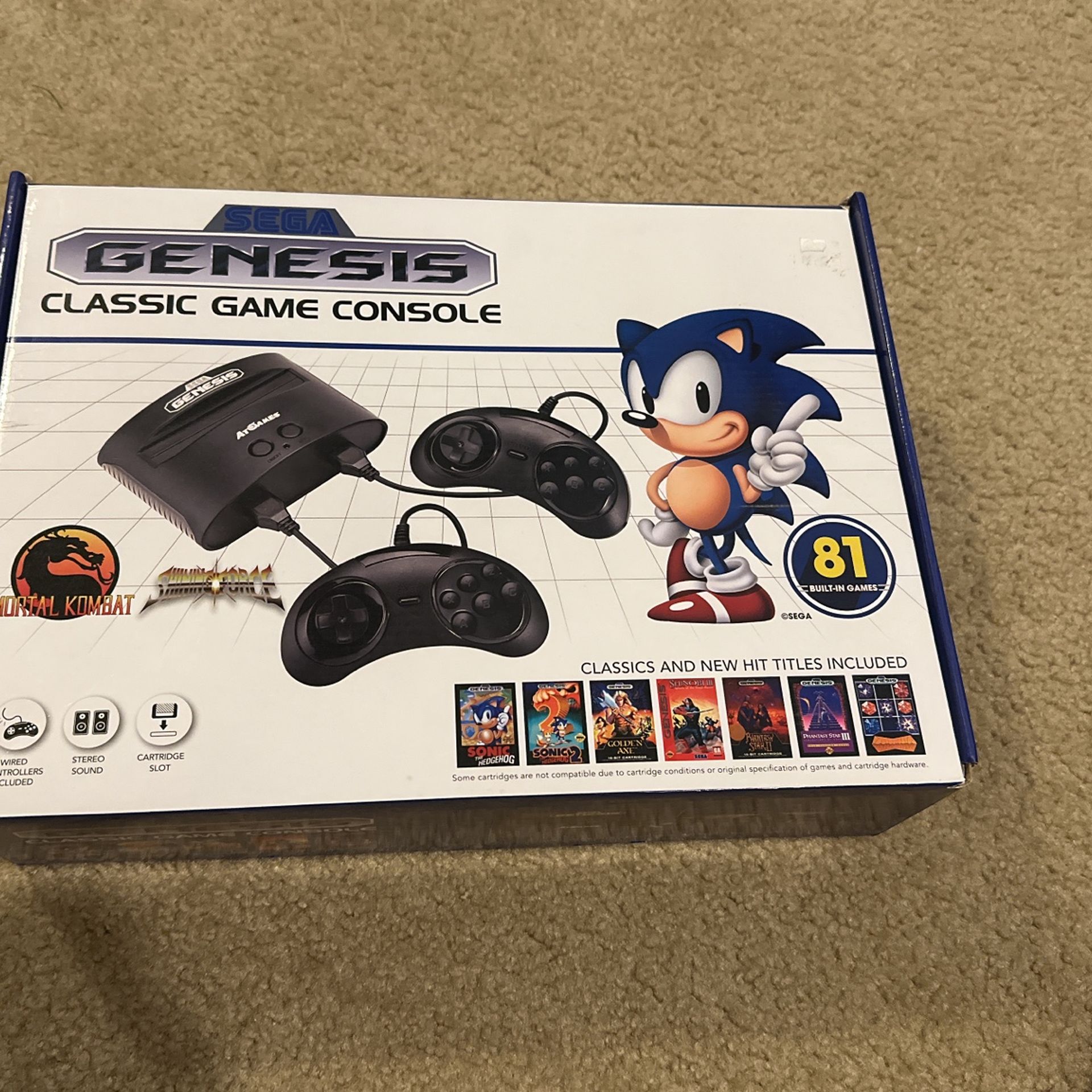 Sega Genesis Game Console