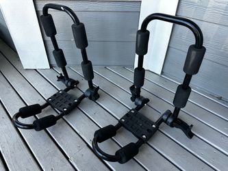 Adjustable Collapsible J-Hooks for Kayak and Paddle Board