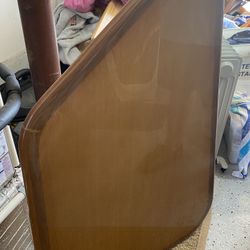 Polished  Teak Tabletop For Boat