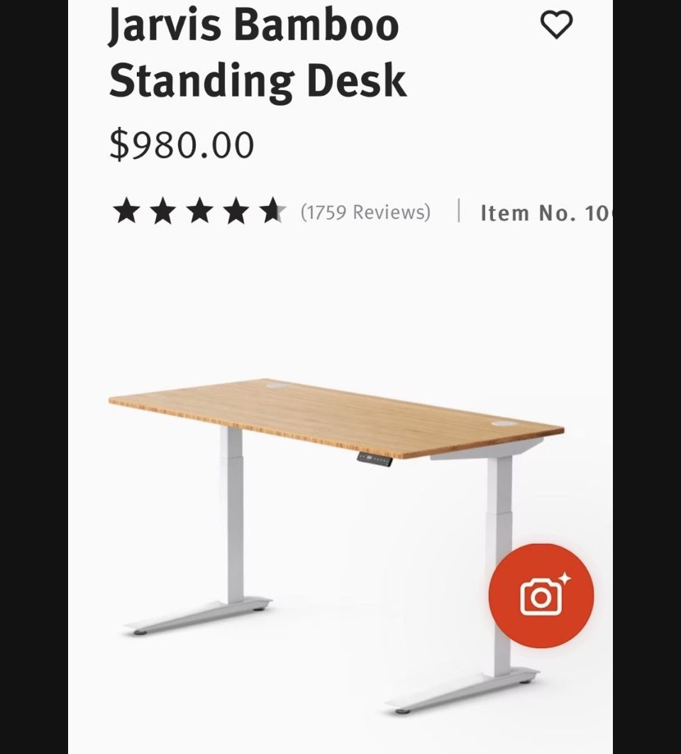 Bamboo Standing Desk