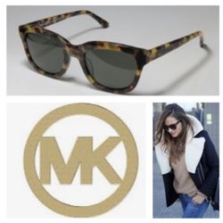 Michael Kors Scarlet Dark Tortoise Brown Sunglasses (MKS 853)