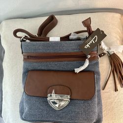 Clarks Canvas & Leather  bag