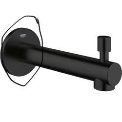 GROHE Concetto 6 in. Flow Control Tub Spout, Matte Black