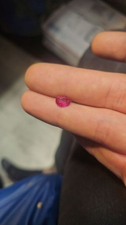 1.72ct natural ruby with GIA report