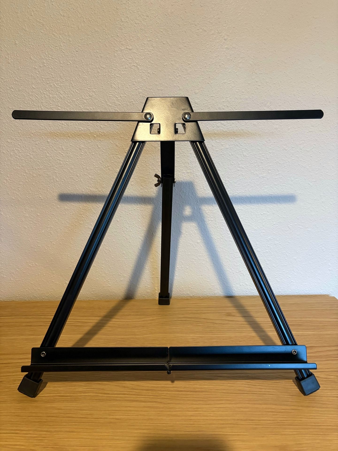 Adjustable Folding Metal Easel Stand with Carrying Case