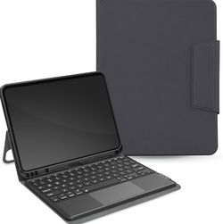 Incipio - Keyboard Folio for iPad Pro 12.9, Slim Protective Case with Magnetic Closure, 4ft Drop Protection & Sleek Durable Case (Silver Gray)  Compat