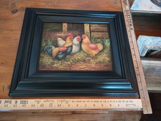 Chicken Oil Painting