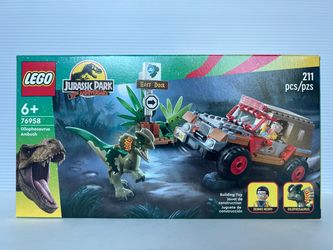 RETIRED New LEGO Jurassic Park 76958 Dilophosaurus Ambush