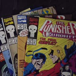 The Punisher Eurohit Issues 1 Thru 7 Missing 1 And 6