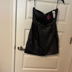 Black Strapless,party Dress