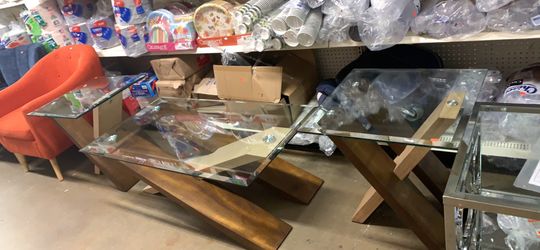 Set of 3, 2 end tables and one coffee table $399