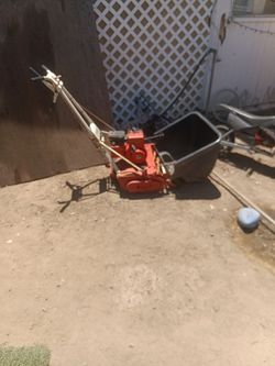Vintage lawn mower