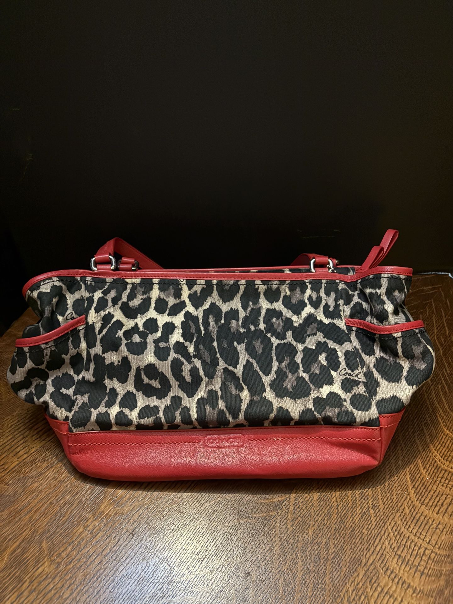Coach Leopard Print Purse