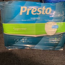 Unisex Depends 20 Per Bag, $20 For All 3 