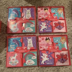 Premium Valentine’s Day Kids Cards! Super Cute Designs! $1.50 Each Pack 