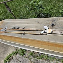 John boat and motor