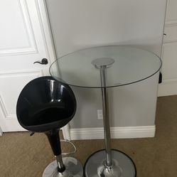 Board table with one chair