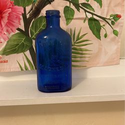 Cobalt Blue Milk Of Magnesia Bottle