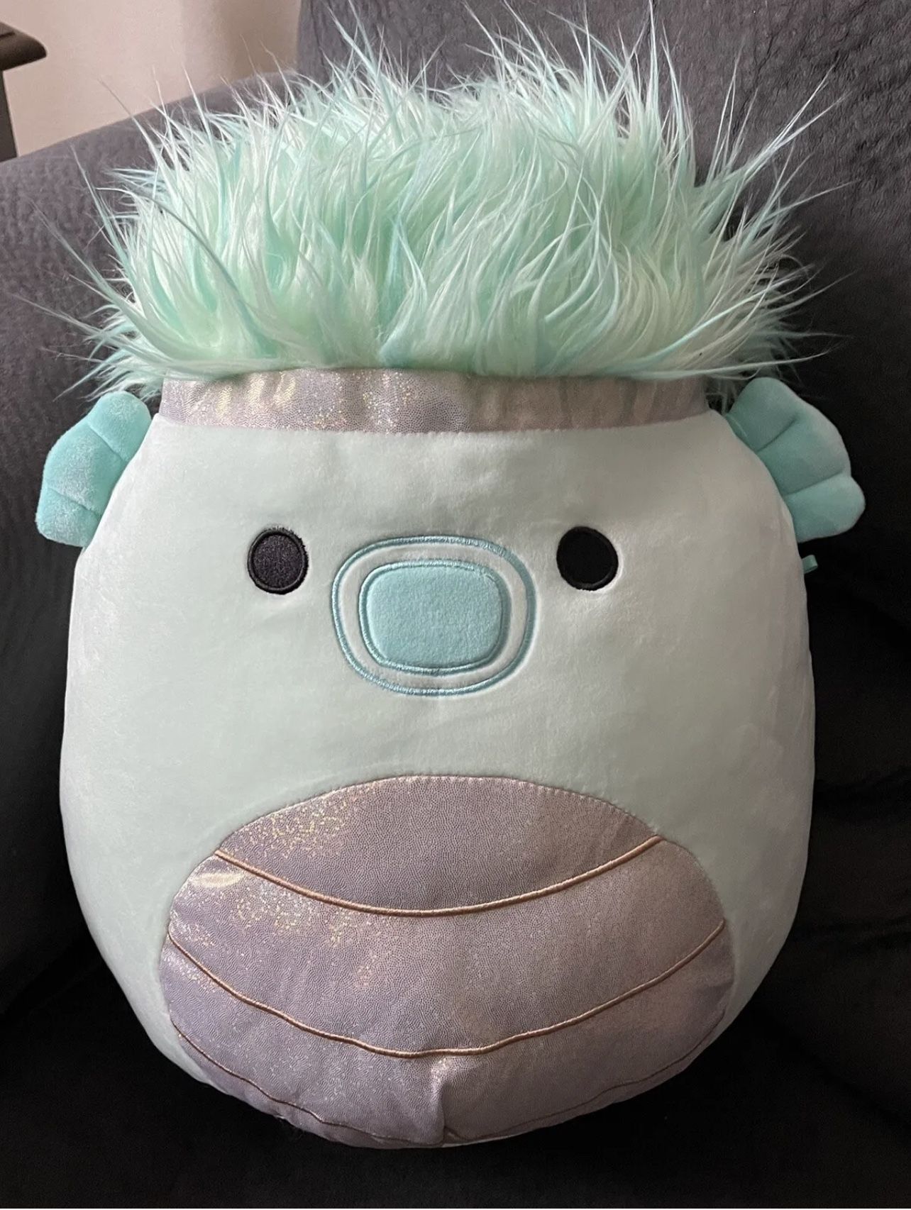 Squish-Doo Squishmallow Hernan the Seahorse - Squish Date 2022 Soft Push Toy Stuffed Animal