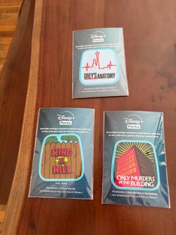 Disney+ Perks Embroidered Patches Set of 3