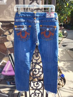 NEW WOMEN'S TRUE RELIGION MADE IN USA FLARE JEANS