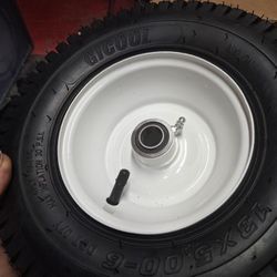 2 13×5.00-6 Pneumatic Tire And Wheel