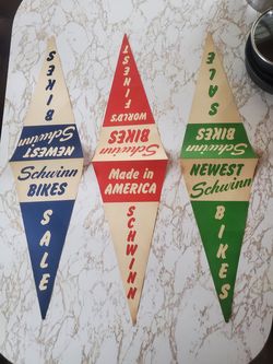 Schwinn bike store flags