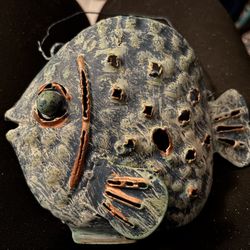 Metal Fish Candle Holders