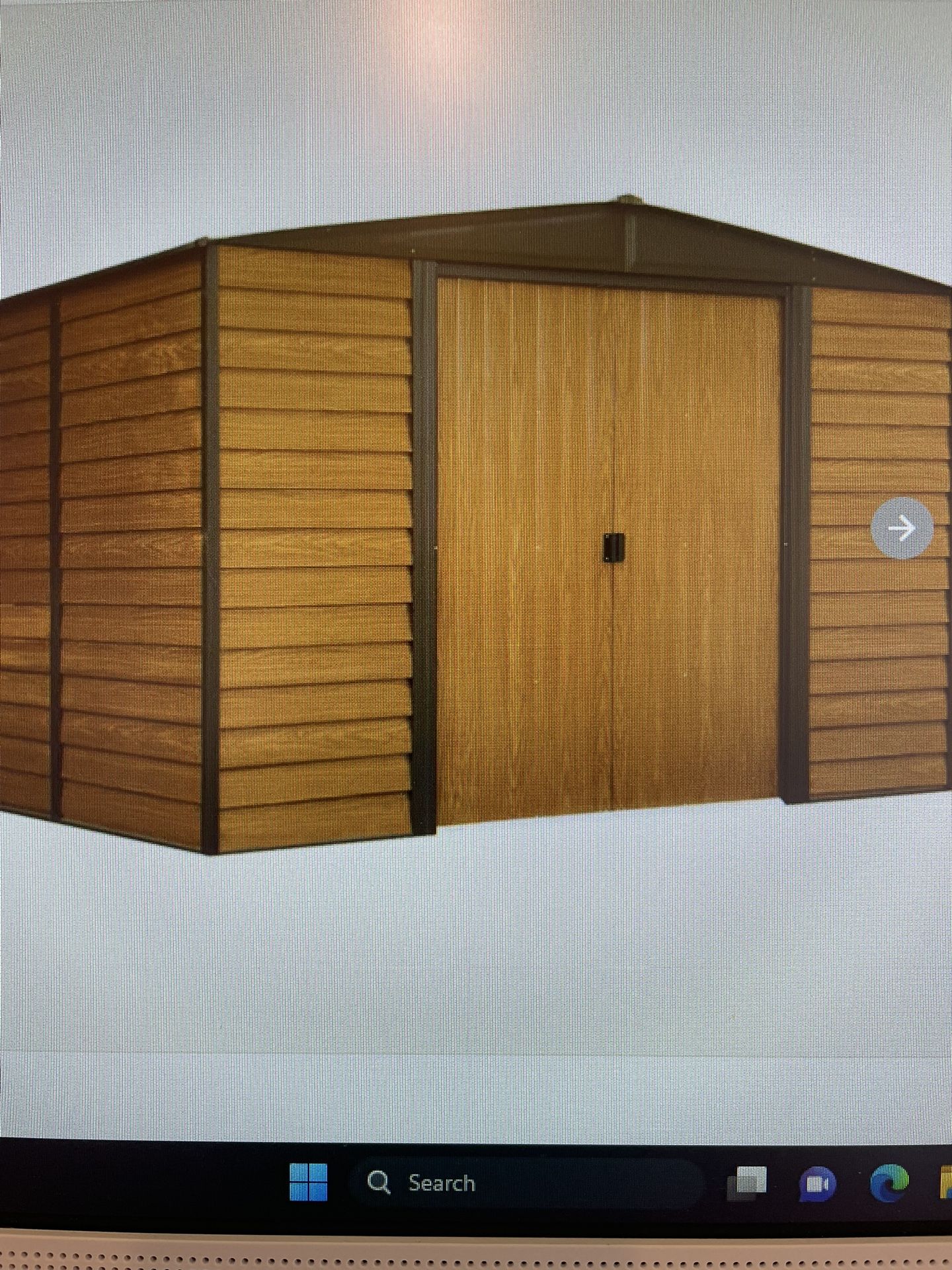 Arrow 10’x8’ Woodridge Galvanized Steel Shed for Sale in Mountlake