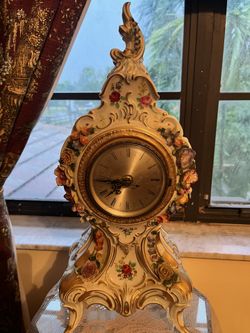 Lladro Vintage Mantle Clock