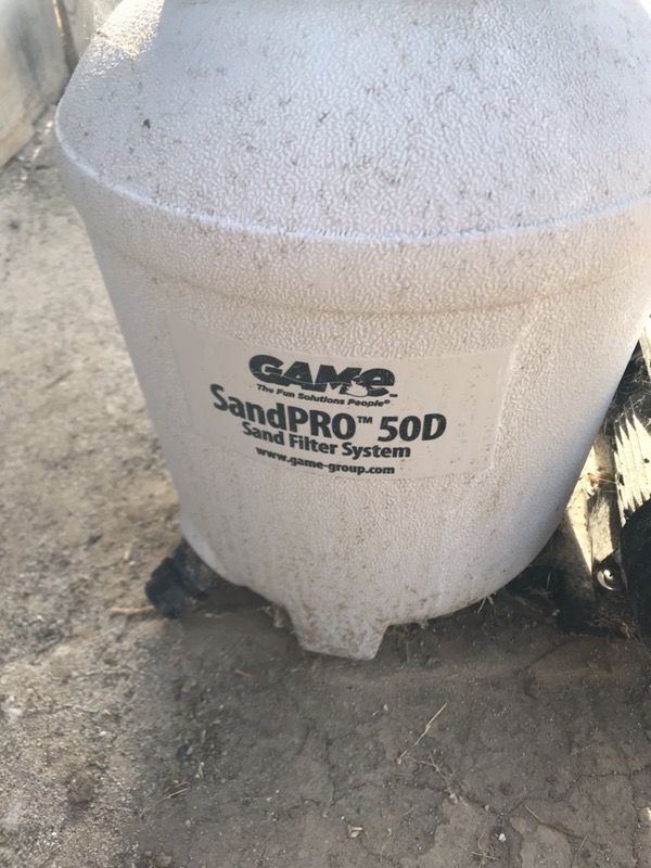 game sand pro 50D filter pump for Sale in Spring Valley, CA OfferUp
