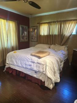 Free cal king bed/mattress