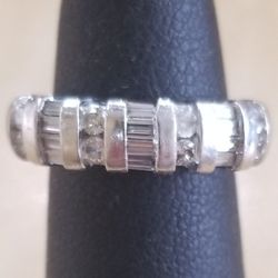 White Gold Diamond Ring 