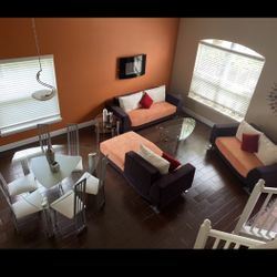 Living Room Set w/ Center Table And Dinning Table