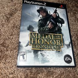 Medal Of Honor pS2 game