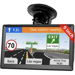 9 inch Trucker GPS for Semi Truck 2026 Map, GPS Truck Drivers Commercial, GPS Navigation System for Trucks, Free Lifetime Map Updates, Spoken Driver A