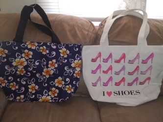 Tote bags with bling