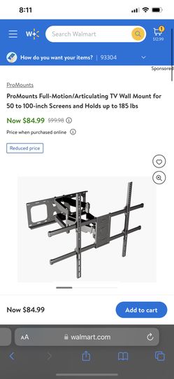 Tv Mount 65+in