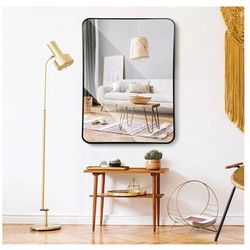 24" x 36" Rectangular Wall Mirror with Metal Frame for